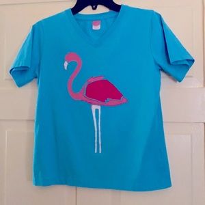 Flamingo Short Sleeve T-Shirt Size M